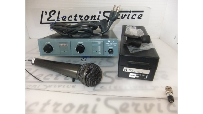 TOA WT-740U wireless tuner for TOA WM-240U wireless microphone